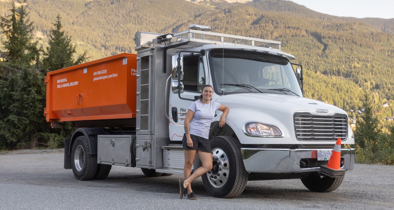 Minibin truck delivery
