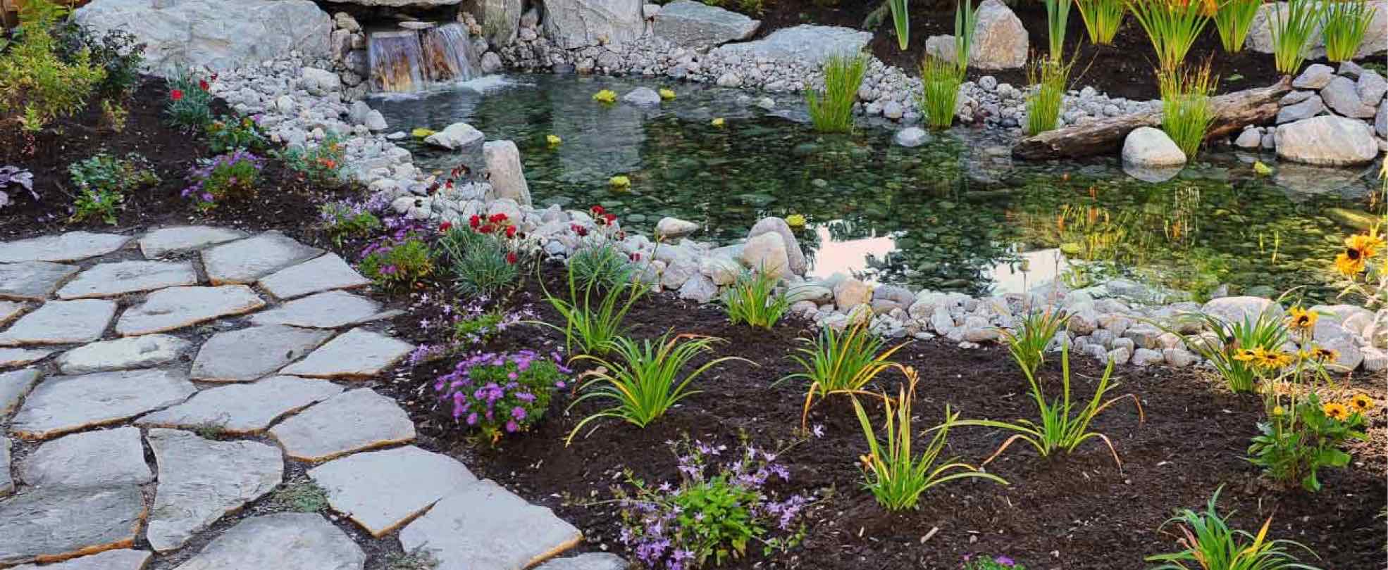 Tony Sailor water feature garden